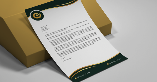Letterhead printing Sample